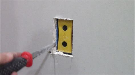 cutout for electrical box|electrical box drywall cutter.